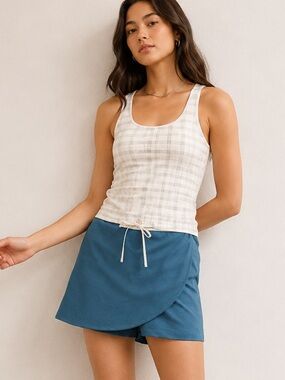 NWT Bayo Teal Blue Kollie Tennis Golf Skort Shorts Size Small